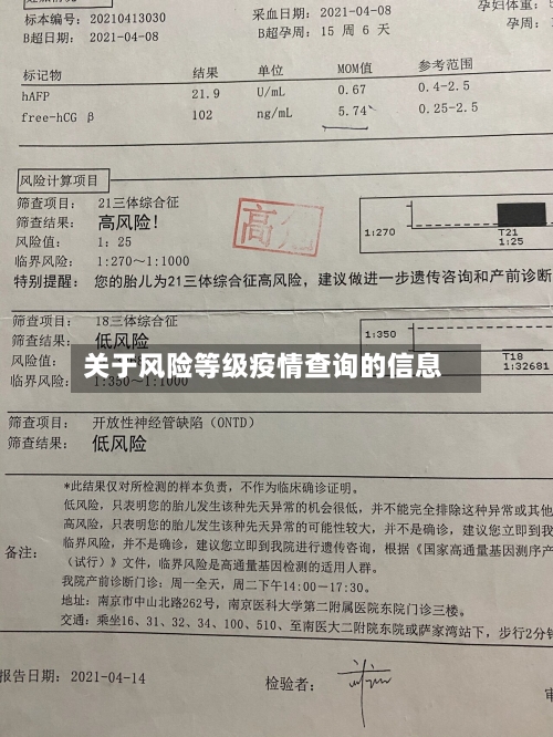 关于风险等级疫情查询的信息-第2张图片
