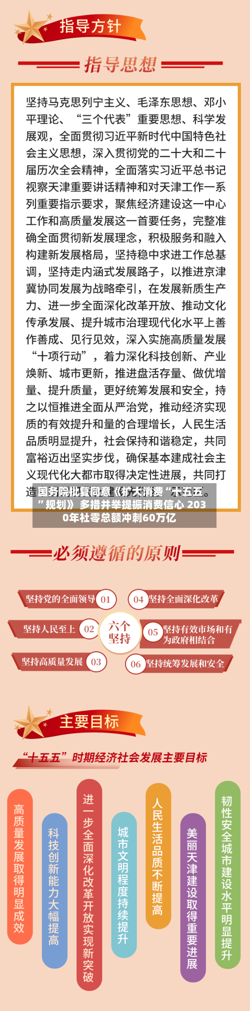 国务院批复同意《扩大消费“十五五”规划》 多措并举提振消费信心 2030年社零总额冲刺60万亿