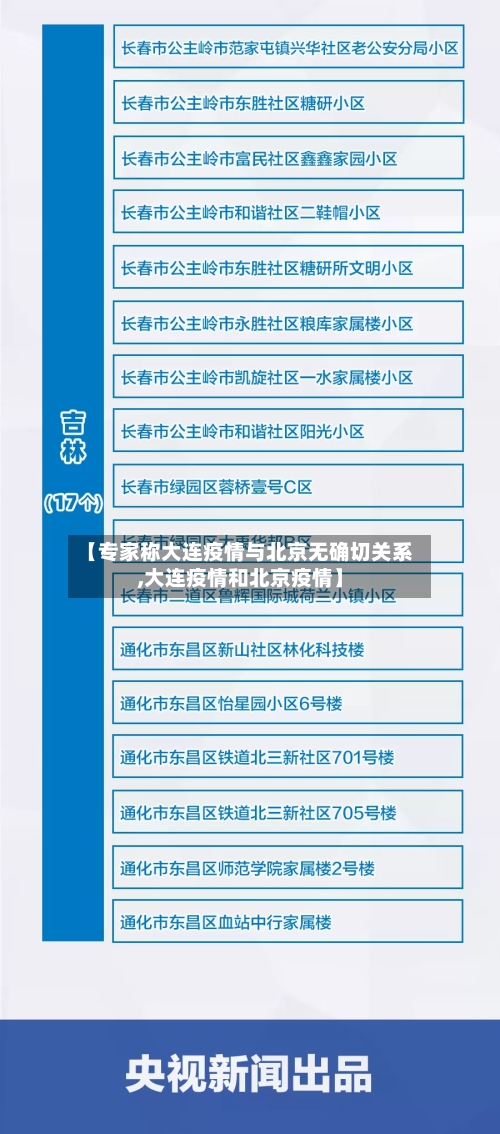 【专家称大连疫情与北京无确切关系,大连疫情和北京疫情】-第3张图片