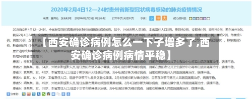 【西安确诊病例怎么一下子增多了,西安确诊病例病情平稳】