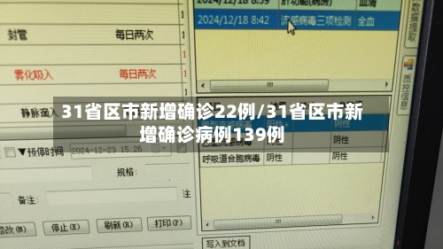 31省区市新增确诊22例/31省区市新增确诊病例139例-第2张图片